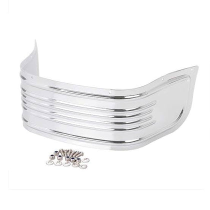 NOS Custom Chrome Ribbed Front Fender Trim Skirt Harley Road King FLH 1980-2013 photo 1