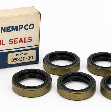 Harley 4-Speed Transmission Main Drive Gear Oil Seals 35230-39 NEMPCO NOS 5-Pack