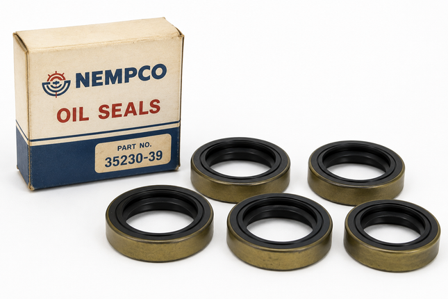 Harley 4-Speed Transmission Main Drive Gear Oil Seals 35230-39 NEMPCO NOS 5-Pack