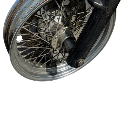 Harley Sportster OEM 35mm Front End Fork Assembly Triple Tree Spoke Wheel Disc