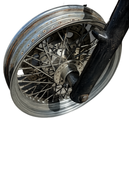Harley Sportster OEM 35mm Front End Fork Assembly Triple Tree Spoke Wheel Disc photo 5