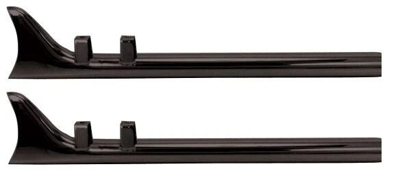 Mid USA 97215 Black 36” Fishtail Exhaust Extension Harley FLT Touring 95–16