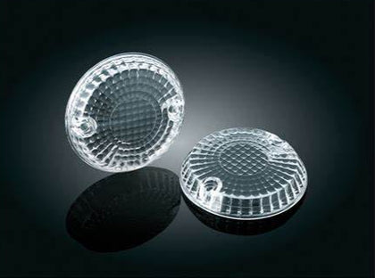 Kuryakyn 2265 Clear Turn Signal Lens Replacements – Fits Kawasaki & Yamaha Models photo 1