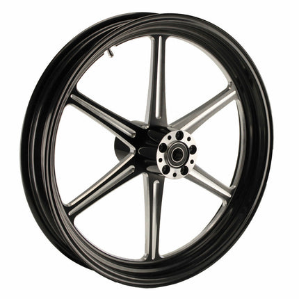 Revolver 21x3.5 Front Mag Wheel Single Disc Harley Softail FLST Fat Boy 00-06