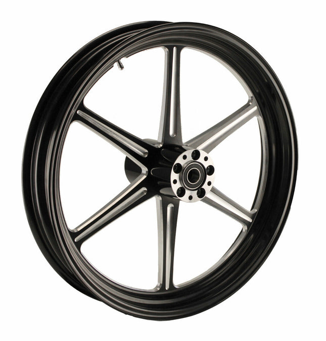 Revolver 21x3.5 Front Mag Wheel Single Disc Harley Softail FLST Fat Boy 00-06