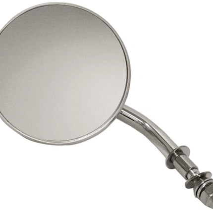 Universal Chrome 3" Round Mirror For Harley Chopper Bobber 47009