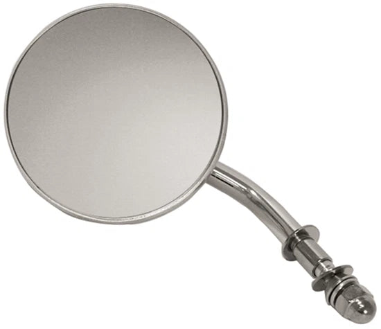 Universal Chrome 3" Round Mirror For Harley Chopper Bobber 47009