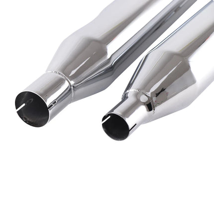 SHARKROAD 4.5” Slip-On Mufflers Harley Touring 2017-Up Road Glide Exhaust