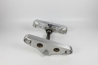 Yamaha VSTAR 650 XVS650 Triple Tree Steering Stem Fork Clamp Upper Lower Clean photo 1