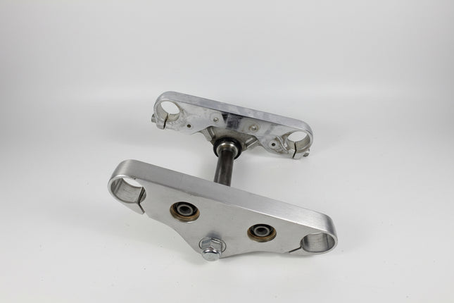 Yamaha VSTAR 650 XVS650 Triple Tree Steering Stem Fork Clamp Upper Lower Clean