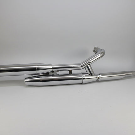 1998-2009 Yamaha V Star 650 XVS650 OEM Complete Factory Exhaust System Clean