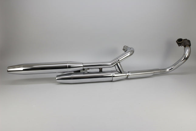 1998-2009 Yamaha V Star 650 XVS650 OEM Complete Factory Exhaust System Clean
